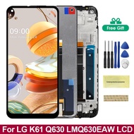 6.53'' For LG K61 LCD Touch Screen Digitizer Assembly With Frame For LG Q61 LMQ630EAW LM-Q630 Screen