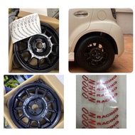Oz racing laggenda 15 inch rim sticker