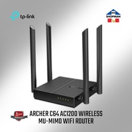 Tp link Archer C64 AC1200 Wireless MU MIMO WiFi Router Tplink