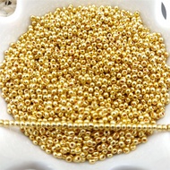 10g 3.2mm Gold Silver Round Spacer ,Pengatur Jarak Untuk Beads