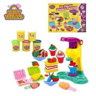 🍦✨ Double Play-Doh Ice Cream Maker Set | Play-Doh + Slime DIY Dessert Toy | Kids Creative Fun Set |