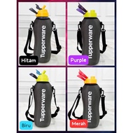 Tupperware NEW SIZE Eco Bottle Flip Top 1.5L Cosmos Lime BLACK eco bottle (L10cm W9.3cm H29.5cm) 1.5