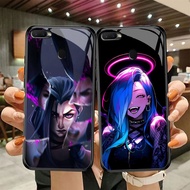 DF-64 JINX Arcane TPU HD Glass Casing for OPPO A7 A12 A12S A11K A5S F9 F7 F5 Realme 2 Pro