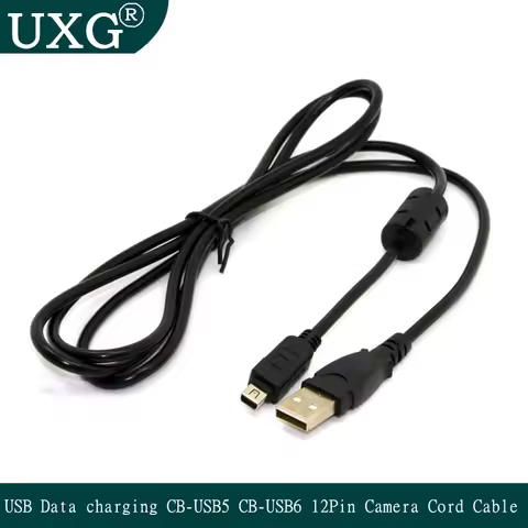 CB-USB5 CB-USB6 12Pin Camera USB Data Transfer speed Cord Cable for Olympus SP-310 320 500 700 Evolt