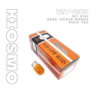 T20 12V 21W Orange Stanlee Star Turn Signal Bulb