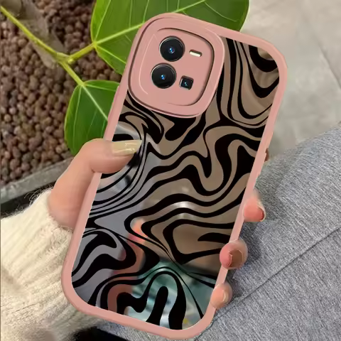 Irregular Patterns Case For Vivo Y33T Y31 2021 Y35 Y36 Y33S Y27 4G 5G Y27S Y28S Y30 Y30i Shockproof 
