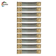 chulisia 10pcs Purse Or Glasses Case Flex Frame Internal Flex Spring Clip Bronze 8cm