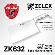 Zelex Brand Stainless Steel Bone Machete Knife Pisau Tulang ZK631 ZK632 ZK