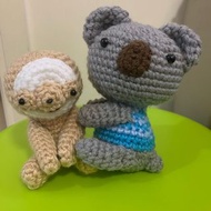 手勾樹懶 🦥手勾樹熊公仔 情人節禮物 sloth / koala