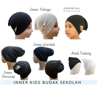 Anak Tudung Budak Inner Kepala Budak Sekolah Serkup Telinga Kids Scarf Budak Warda Back To Shcool Terbus