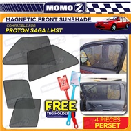 Car Proton SAGA ISWARA LMST Window Magnetic Sun Shade Magnet Sunshade FREE TouchNGo Stick Holder Acc