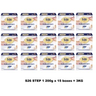 READY STOCK Wyeth S26 SMA Step 1 200g x 15 Boxes 3KG  Exp 03/2028 Milk Powder Travel Pack Step 1 Asc