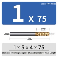 HUHAO | 4-flute Long CNC End Mill for Stainless Steel
