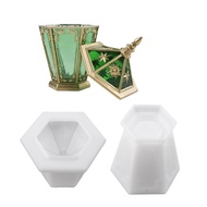 time* Hexagonal Shape Storage Box Mold Crafting  Holders Moulds for Crafting