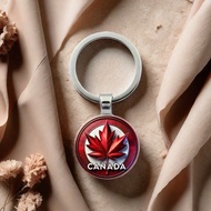 1pc Maple Leaf Keychain, With Rich Symbolic Meaning, Fashion Christmas Gift, Thanksgiving, Celebrati