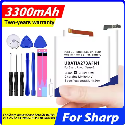 UBATIA303AFN2 HE312 UBATIA303AFN2 HE355 HE391 Battery For Sharp Aquos Sense Zeta SH-01H P1 P1X 2 S3 