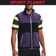 Under Armour Men Sweater Fleece Pile Vest Shirt Baju Lelaki (1366285-001) Sport Planet 32-18