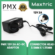 PMX 12V 2A  POWER ADAPTER / 3PIN UK PLUG AC DC POWER ADAPTOR 1.35MM Astro BYOND/NJOL = EM1214