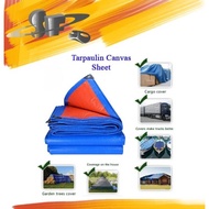 CANVAS PE TARPUALIN BLUE ORANGE  SHEET 18FT*24FT, 20FT*30FT,30FT*30FT