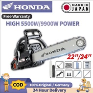 Honda Japanese Imported Gasoline Chainsaw 22/24-Inch Portable 78cc 9900W Low-Power High-Power Outdoo