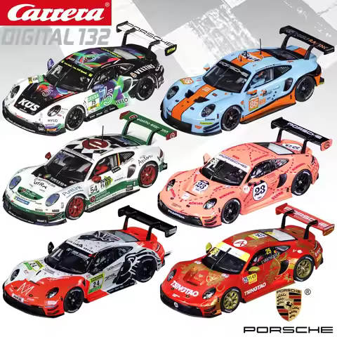 Carrera Slot Car Digital132 Porsche 911 30915/31073/32019 Gulf Racing / 911 32042 / 911 GT3 R 32003/