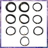 (Y W Z H)10 Rolls Bonsai Wires Anodized Aluminum Bonsai Training Wire in 5 Sizes - 1.0 mm, 1.5 mm, 2