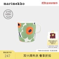 marimekko【Unikko游霓可印花】玛莉美歌2024早秋新款马克杯400ml 白色、鼠尾草色、橙色、深蓝色