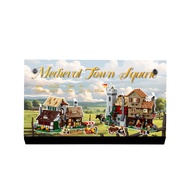 POP BRICKS | LEGO 10332 Medieval Market Information Sign Acrylic Plate