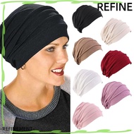 REFINEMENT Breathe Hat Cotton Soft  Cancer Ruffle Hat