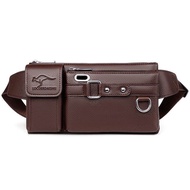 Mens Large Capacity Waterproof Wear-Resistant Chest Bag Crossbody Bag for Work Construction Site Sta