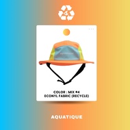 AQUATIQUE - BUCKET - ECONYL #4 - หมวกดำน้ำ หมวกเล่นน้ำ หมวกเซิร์ฟ เดินป่า แคมป์ปิ้ง กันแดด กันยูวี ก