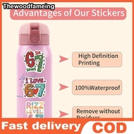 hewoodfameing Six Seven Stickers, 50 "67" Stickers, Funny 67 Sticker Waterproof, 6 7 Meme Sticker Fo