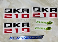 Tem dán xe tải Isuzu QKR210 tem dán xe tải qkr 210 đủ bộ theo xe