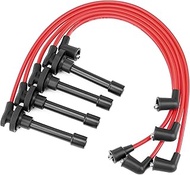 Spark Plug Wire Set Compatible with Honda Civic Del Sol 1992-2000 EG EK EJ D15 D16 Engine 10.5mm Spi