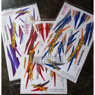 Suzuki RGS RG Sport RGSport RG110 (2) Body Sticker - Stripe Strike