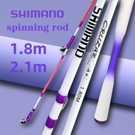 Outdoor Sports 1.8m 2.1m New Type Carbon Fishing Rod 2-Piece Set Rotating/Casting Freshwater/Seawate