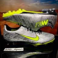 Nike Mercurial Vapor Academy 15 Silver Green. Soccer Shoes