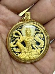 龍婆龍耐 澤度金 佛曆2549年 哥錫鐵 白月亮 有SMK卡 銀K金防水殼