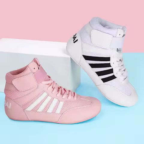 Wrestling Shoe Fighting Boxing Shoes Rubber Outsole Breathable For Men Women Child,Anti Slip Wrestli