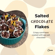 SALTED CHOCOLATE FLAKES by Zero Crumbs