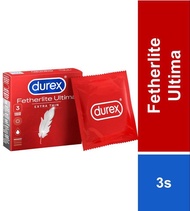 NEW DUREX FETHERLITE ULTIMA EXTRA THIN 3'S Condom (1 Box / 3 Pcs) 超薄安全套 Tahan Lama Kondom Nipis 001