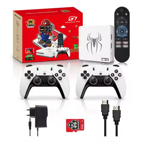 New Dual System TV Game BOX G7 8K 3D Arcade Games Player 36000+ Games 64g Retro Classic Game Consol 