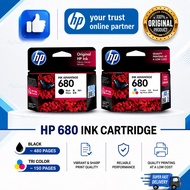 Original HP 680 Ink Cartridge Black Tri-Color | For HP DeskJet 2135 2675 2676 2677 3635 5276 Printer