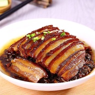 Authentic Mei Cai Kou Rou Bowl with Marinated Pork, Cooked Tiger Skin Kou Rou, Heated and Ready to Eat, Vacuum Packaged 500g * 1