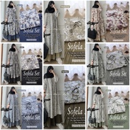 Rieca retia tunic and skirt set by ANY long tunic jumbo ld 120 CM long pleated skirt long tunic flor