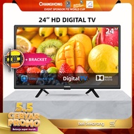 New Changhong Digital 24 inch Termurah LED TV HD TV HDMI-USB Movie-L24G5W-Garansi Resmi 3 Tahun