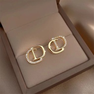 Earrings in Rose Gold-plated Yellow Gold and White Gold 835