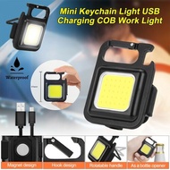 Mini Senter Portable - Lampu Senter Mini Camping Super Terang Flashlight LED Portable Cas USB Charger - Gantungan Kunci