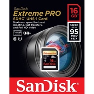 SanDisk Extreme Pro 16GB SDHC UHS-1 Flash Memory Card Speed Up To 95MB/s- SDSDXPA-016G-X46