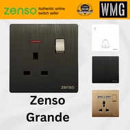 ZENSO GRANDE 1/2/3/4 GANG 1/2 WAY 13A/15A BELL SWITCH SOCKET